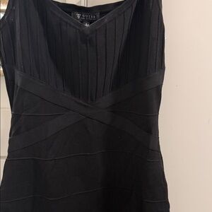 Guess Sleek Black Mini Dress